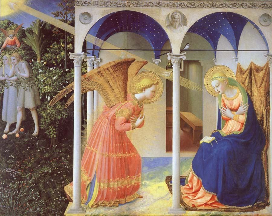 Detail of the Annunciation